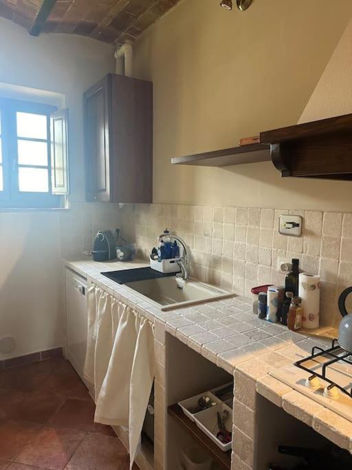 Cozy Home In Countryside Asciano Siena -Renovated! Bagian luar foto